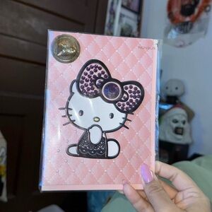 Pink Hello Kitty papyrus 3D card